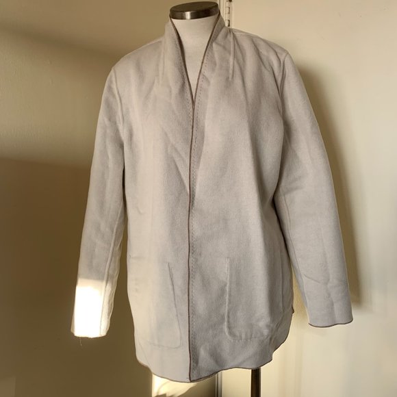 Chico's Reversible Plush Jacket Shaket Mellow Rose Size 2 (12/14) NWT - Picture 16 of 16